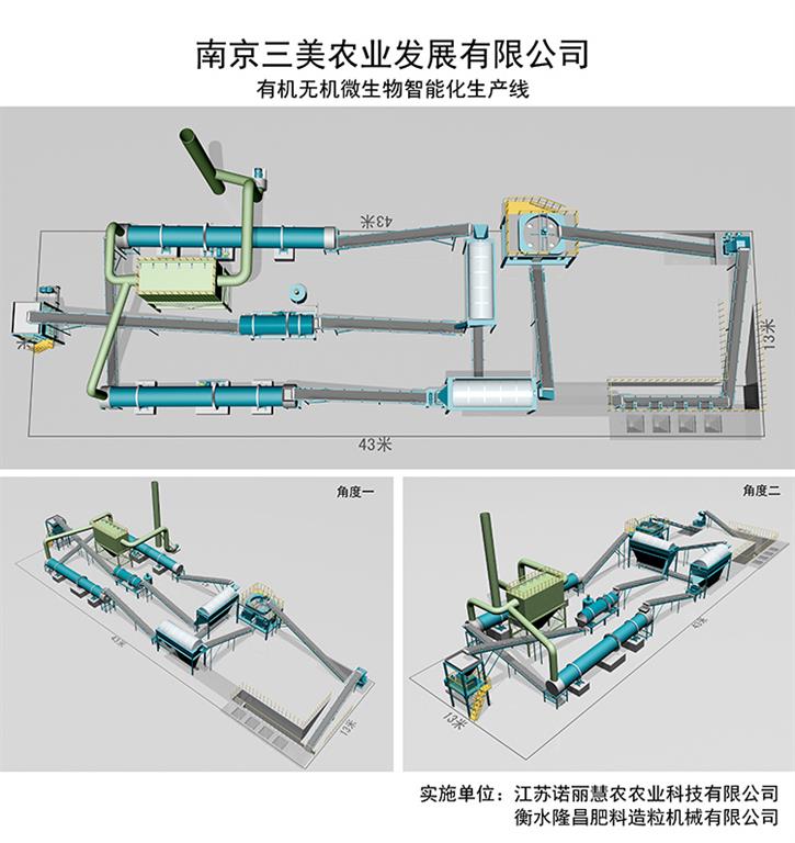 高温快速发酵有机肥生产线